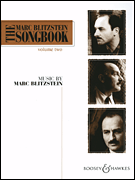 cover for The Marc Blitzstein Songbook - Volume 2