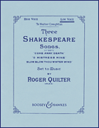 cover for Three Shakespeare Songs, Op. 6