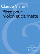 cover for Pièce pour violon et clarinette