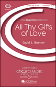 cover for All Thy Gifts of Love