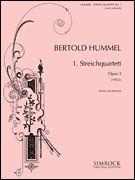cover for String Quartet No, 1, Op. 3 (1951)