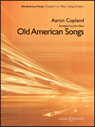 cover for Old American Songs Score