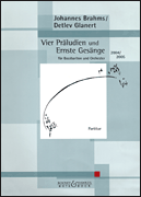 cover for Vier Präludien und Ernste Gesänge