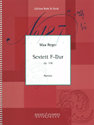 cover for String Sextet in F Major, Op. 118