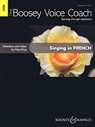cover for Singing in French - High Voice