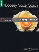 cover for Singing in French - Medium/Low Voice