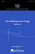cover for Two Shakespearean Songs