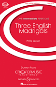 cover for Three English Madrigals