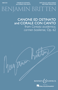 cover for Canone ed Ostinato and Corale con Canto