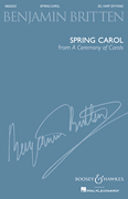 cover for Spring Carol (from A Ceremony of Carols)