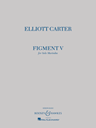 cover for Elliott Carter - Figment V