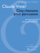 cover for Cinq chansons pour percussion