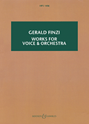cover for Works for Voice and Orchestra