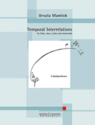 cover for Temporal Interrelations For Flute, Oboe, Violin, Cello (set Of 4 Playing Scores)
