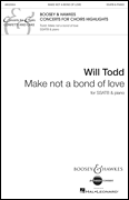 cover for Make Not a Bond of Love