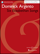 cover for Six Elizabethan Songs - Medium/Low Voice - New Edition - With Online Accompaniments