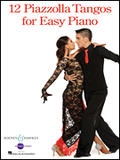 cover for 12 Piazzolla Tangos for Easy Piano