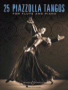cover for 25 Piazzolla Tangos for Flute and Piano