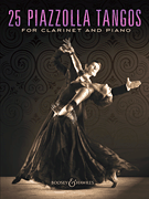 cover for 25 Piazzolla Tangos for Clarinet and Piano