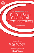 cover for If I Can Stop One Heart from Breaking