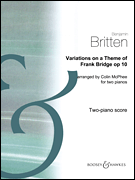 cover for Variations on a Theme of Frank Bridge, Op. 10