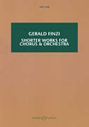 cover for Shorter Works for Orchestra and Chorus