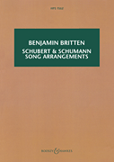 cover for Schubert & Schumann Song Arrangements