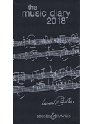 cover for Boosey & Hawkes Music Diary 2018 Black