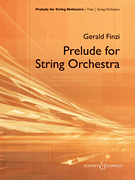 cover for Prelude for String Orchestra