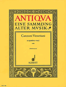 cover for Venetian Canzonas