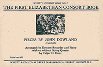 cover for The First Elizabethan Consort Book