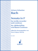 cover for Sonata in F Major