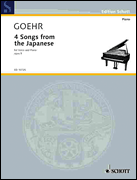 cover for 4 Songs from the Japanese Op. 9