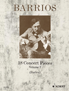 cover for 18 Concert Pieces for Solo Guitar - Volume 1