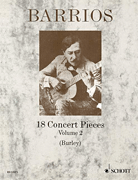 cover for 18 Concert Pieces for Solo Guitar - Volume 2