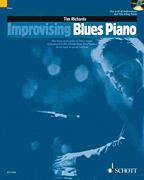 cover for Improvising Blues Piano
