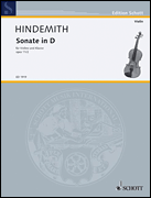 cover for Violin Sonata D Major, Op. 11, No. 2