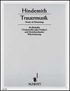 cover for Trauermusik