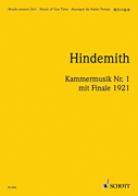 cover for Kammermusik #1 Op. 24, No. 1 (1921)