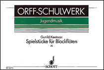 cover for Spielstücke für Blockflöten Vol. 1