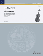 cover for 6 Sonatas - Vol. 1