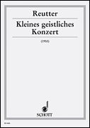 cover for Kleine Geistliches Konzert Alto/va
