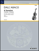 cover for Violin Sonatas Op. 1