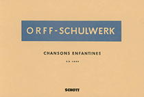 cover for Chansons Enfantines