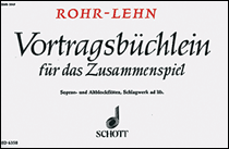 cover for Vortragsbüchlein für das Zusammenspiel (Instruction Book for Ensemble)