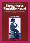 cover for Elementary Blockflotenspielteacher