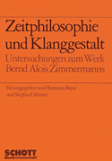 cover for Zeitphilosophie...b.a. Zimmermanns