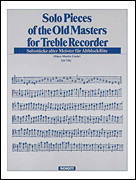 cover for Solo Pieces of the Old Masters