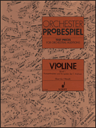 cover for Test Pieces for Orchestral Auditions - Violin Volume 1