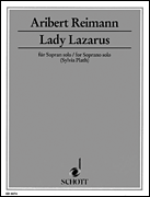 cover for Lady Lazarus Soprano Solo